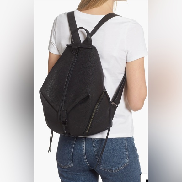 Rebecca Minkoff Julian pebbled leather backpack $348 main image 10
